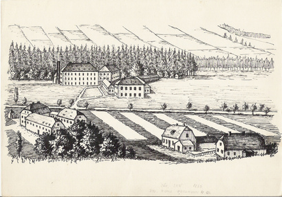 Továrna Weiss und Grohmann v roce 1855